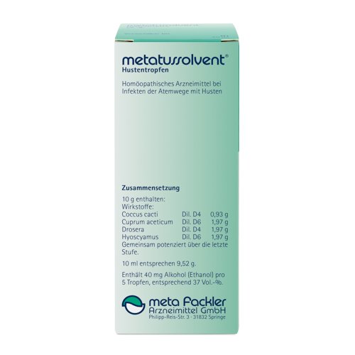 metatussolvent® Hustentropfen