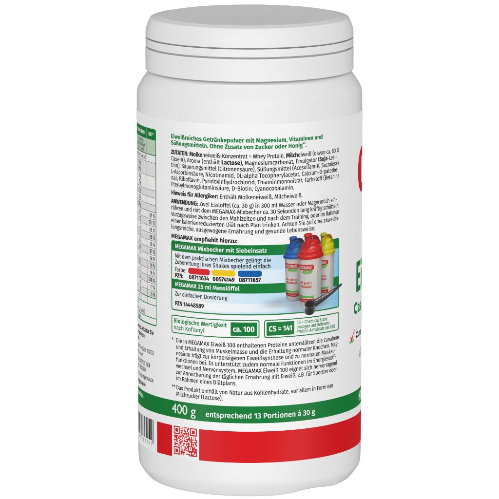 EIWEISS 100 Himbeer Quark Megamax Pulver