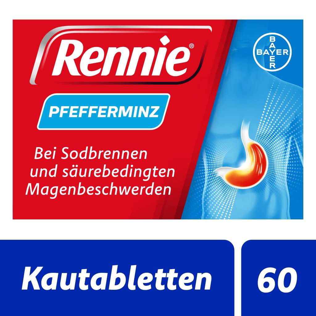 RENNIE Kautabletten Pfefferminz