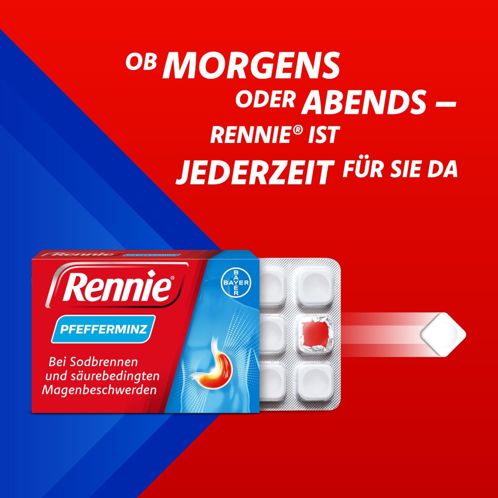RENNIE Kautabletten Pfefferminz