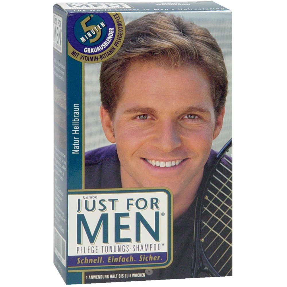 JUST for men Tönungsshampoo hellbraun