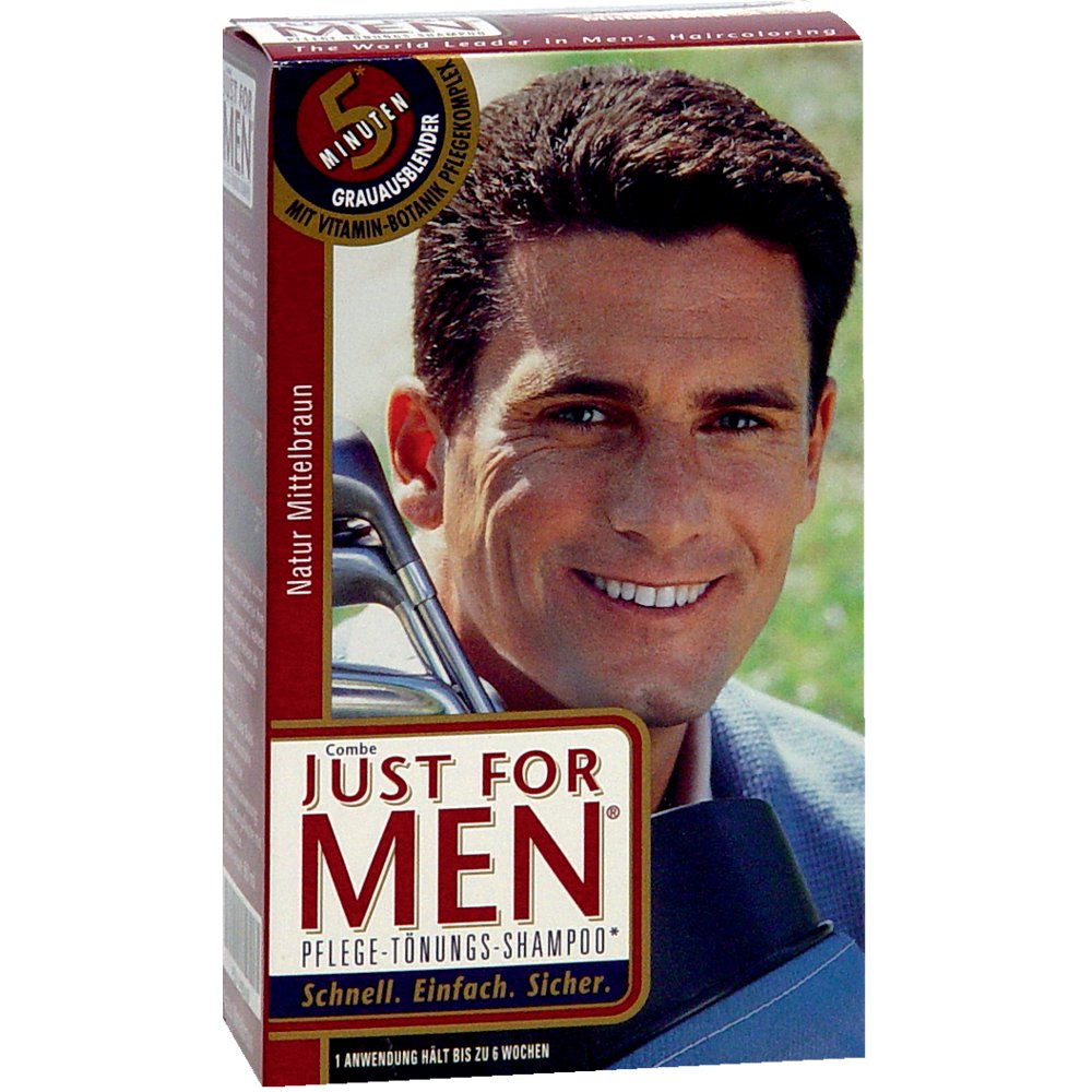 JUST for men Tönungsshampoo mittelbraun