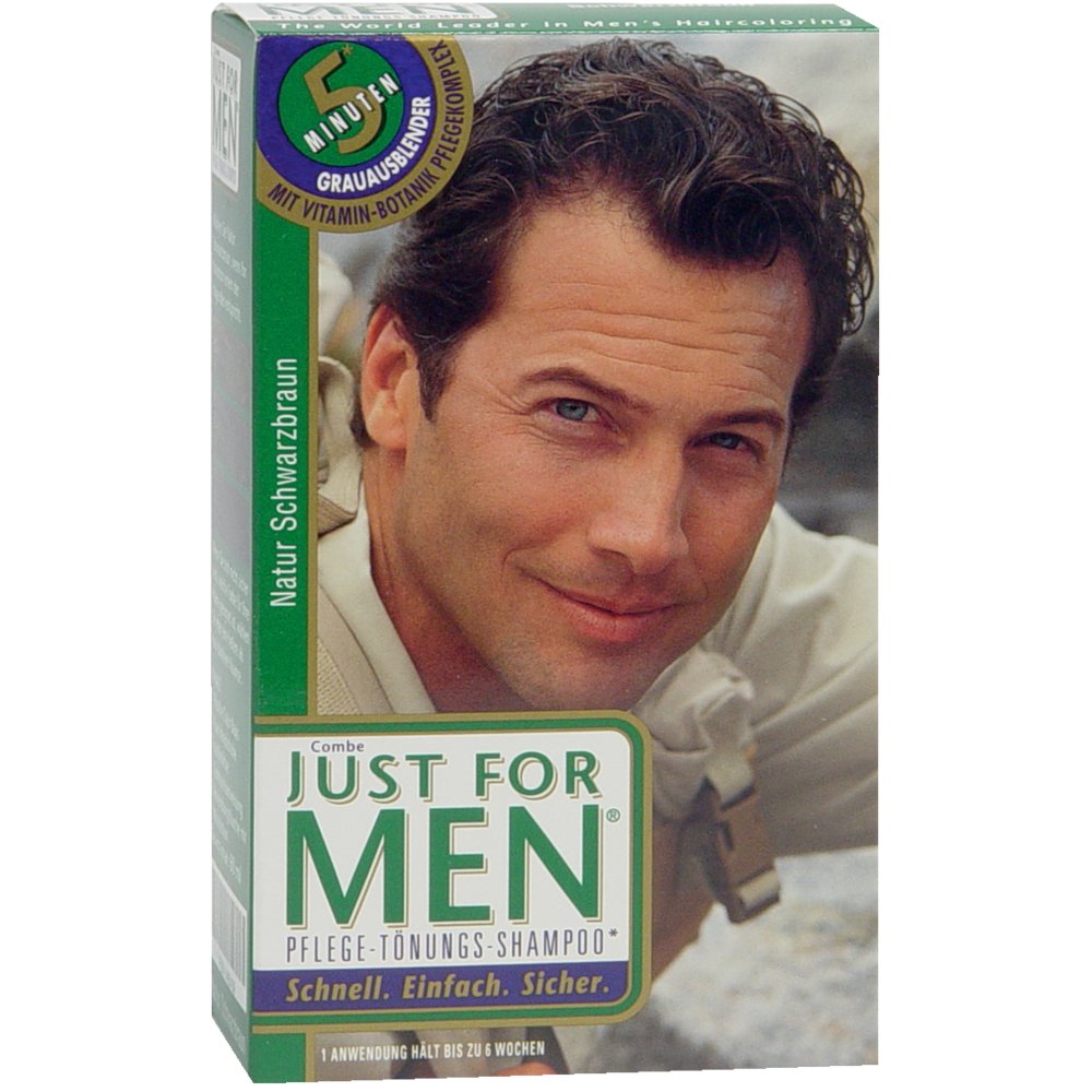 JUST for men Tönungsshampoo schwarzbraun