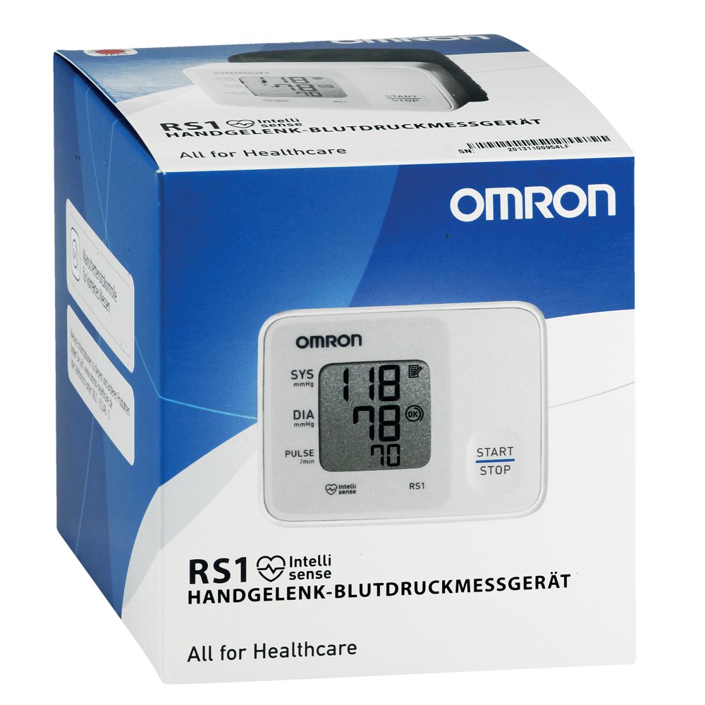 OMRON RS1 Handgelenk Blutdruckmessgerät vollautom.