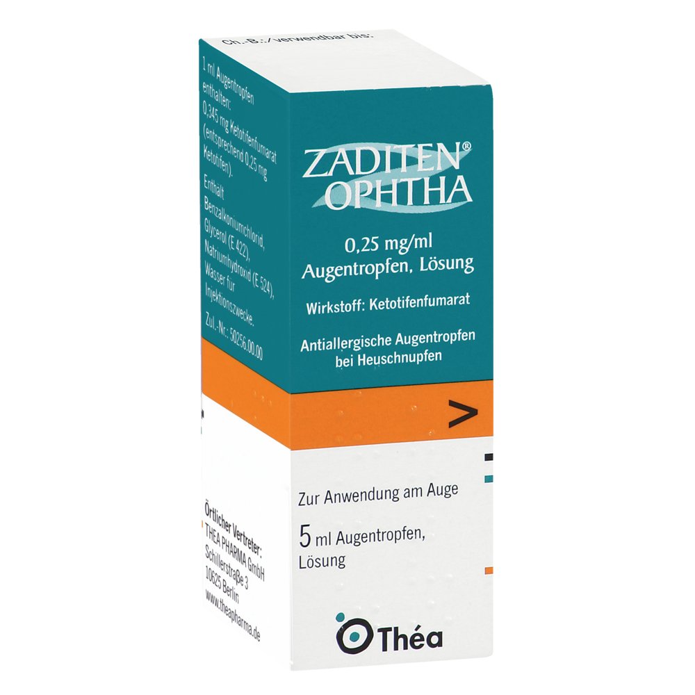 ZADITEN ophtha 0,25 mg/ml Augentropfen