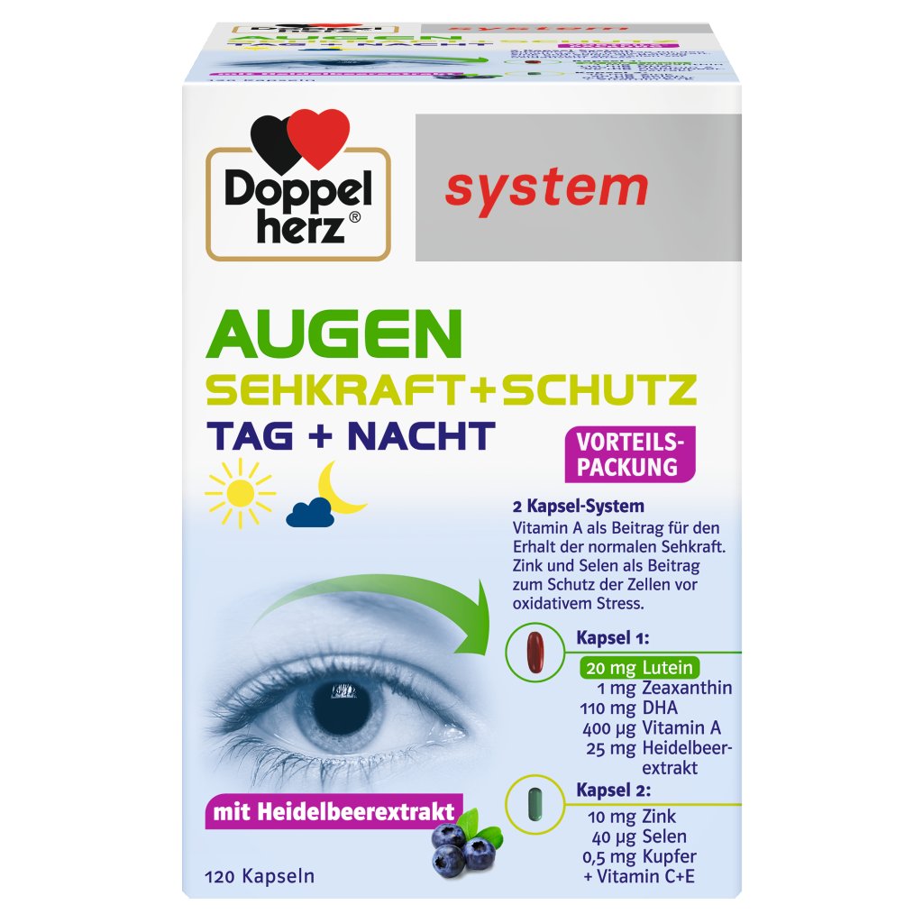 Doppelherz system AUGEN SEHKRAFT + SCHUTZ - TAG + NACHT