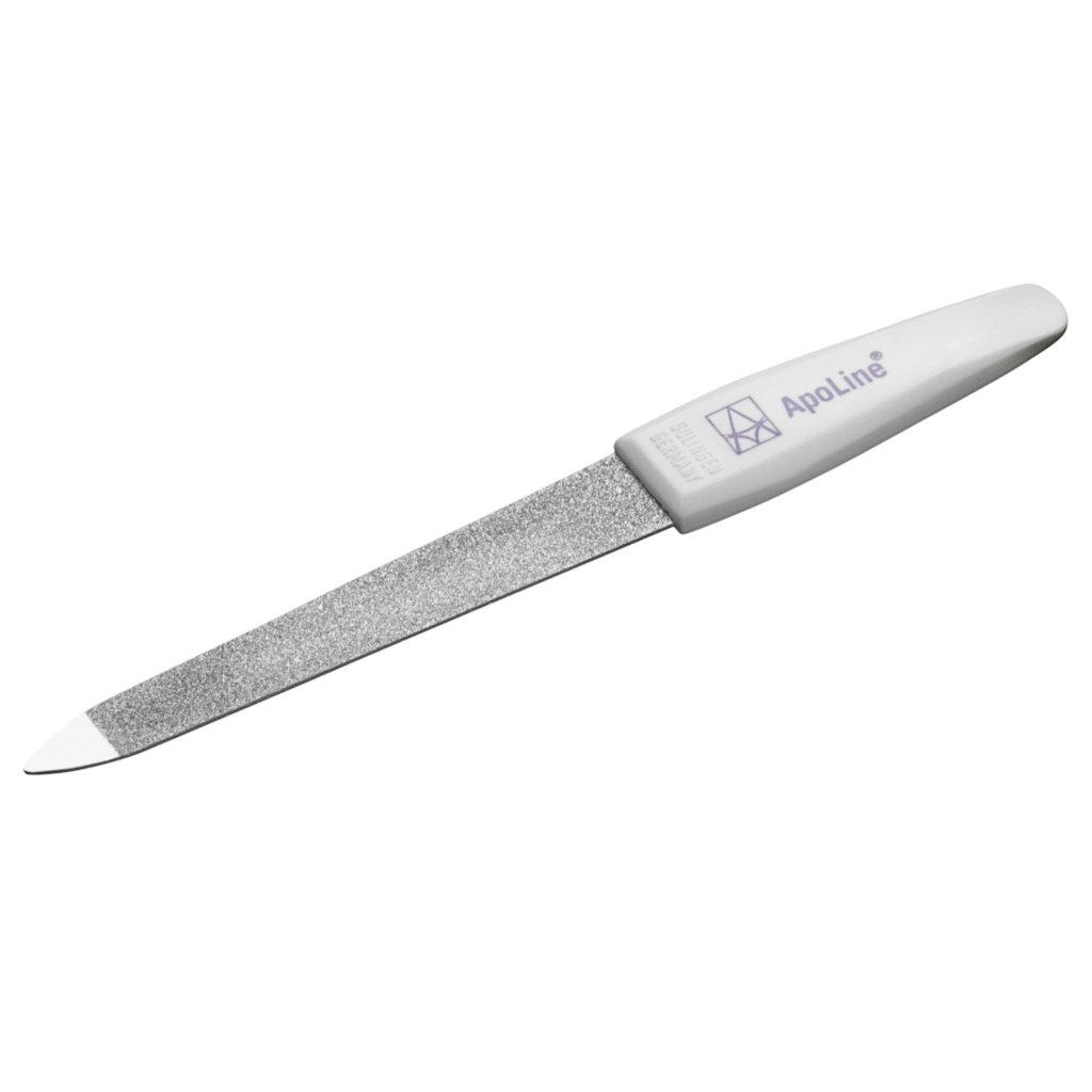 APOLINE Nagelfeile Saphir 10 cm verchromt