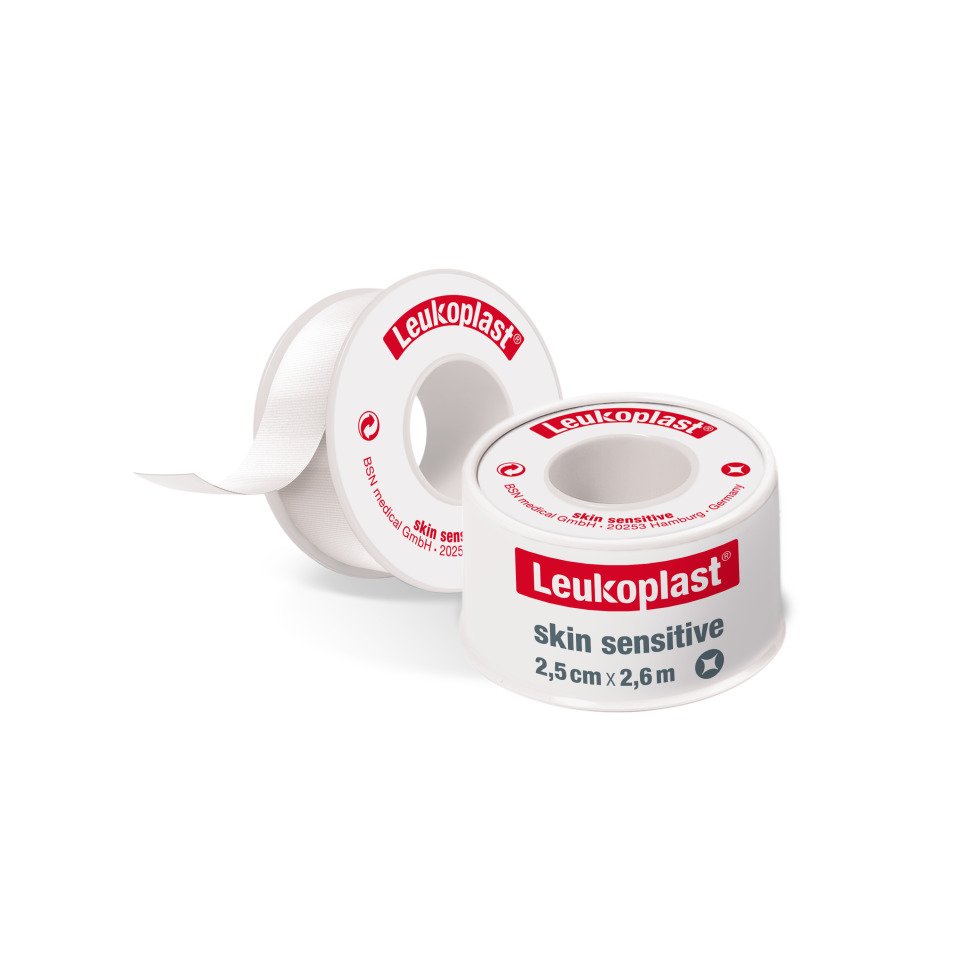 LEUKOPLAST Skin Sensitive 2,5 cmx2,6 m m.Schutzr.