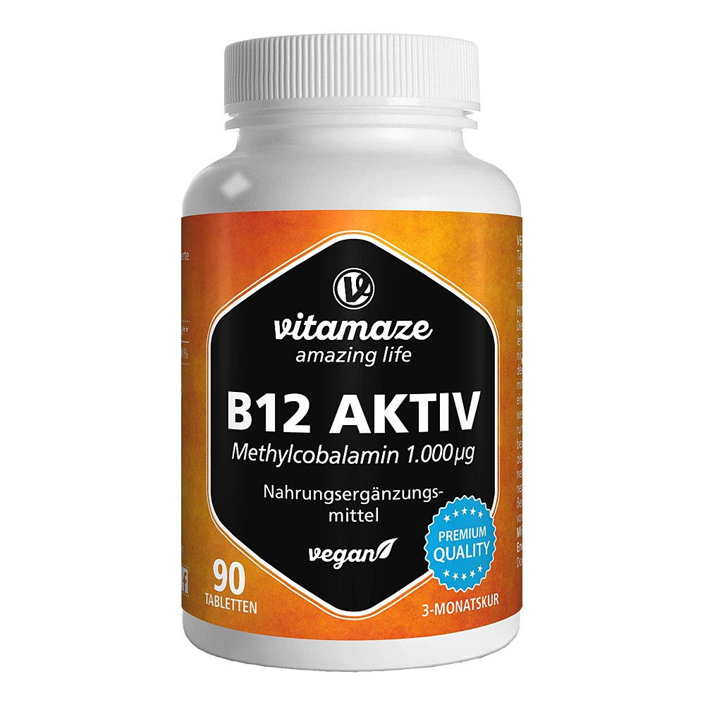 B12 AKTIV 1.000 μg vegan Tabletten