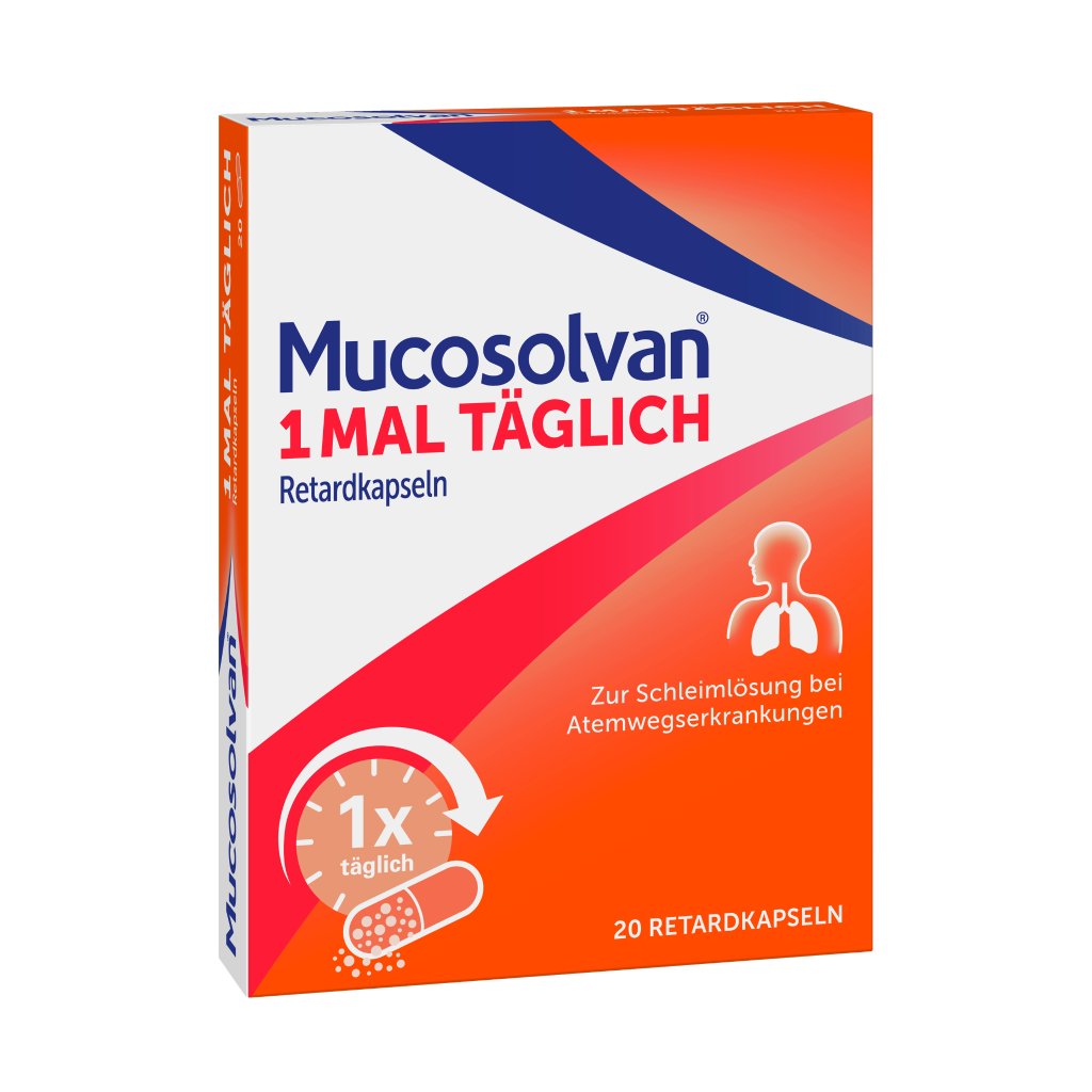 MUCOSOLVAN 1mal täglich Retardkapseln