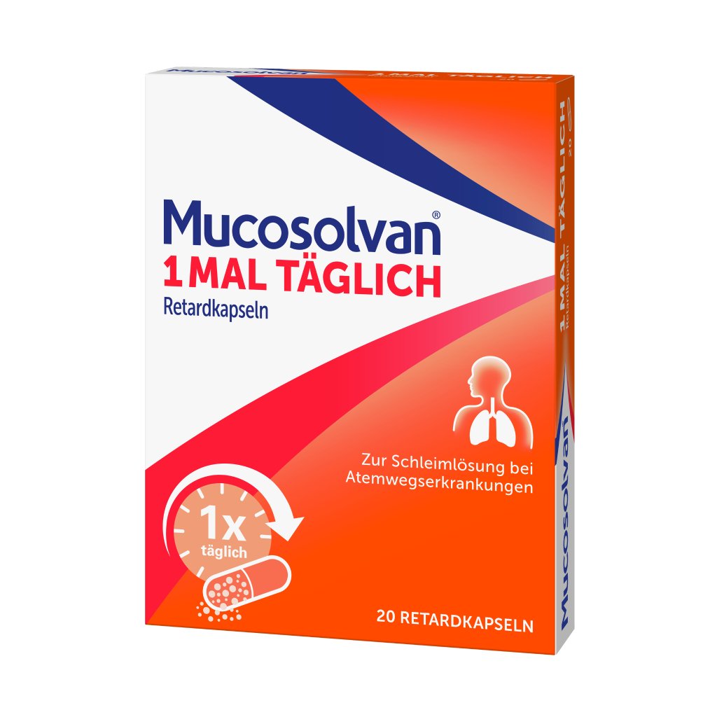 MUCOSOLVAN 1mal täglich Retardkapseln