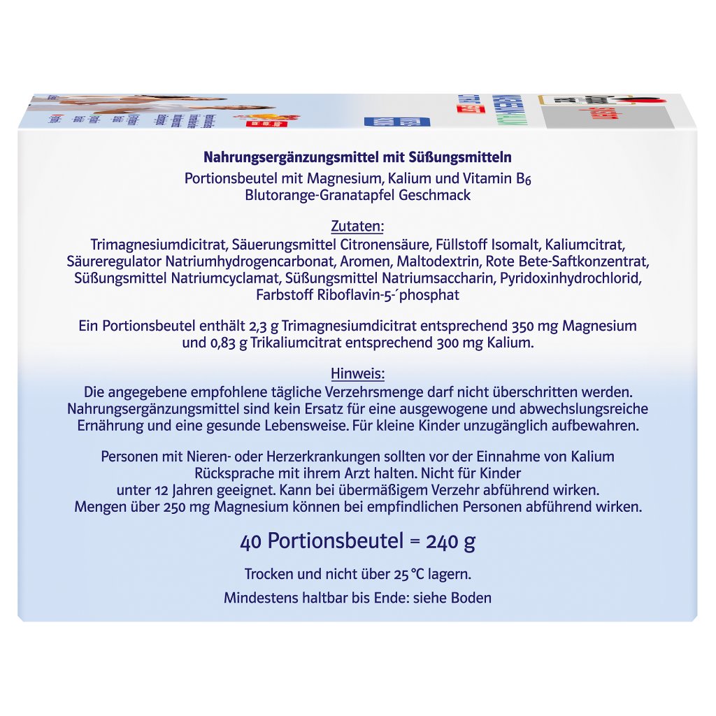 Doppelherz system 
Magnesium + Kalium Citrat