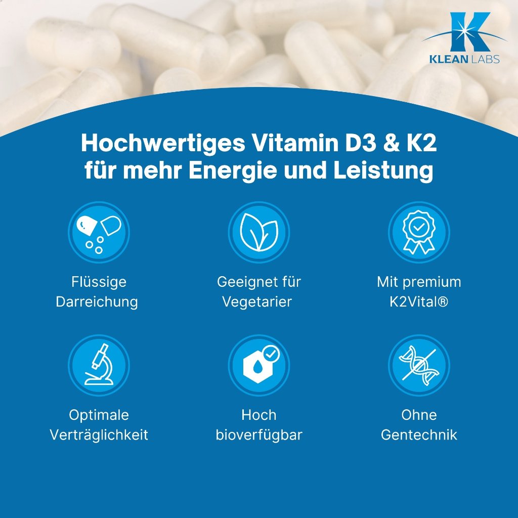 Klean Labs Vitamin D3 & K2 Liquid