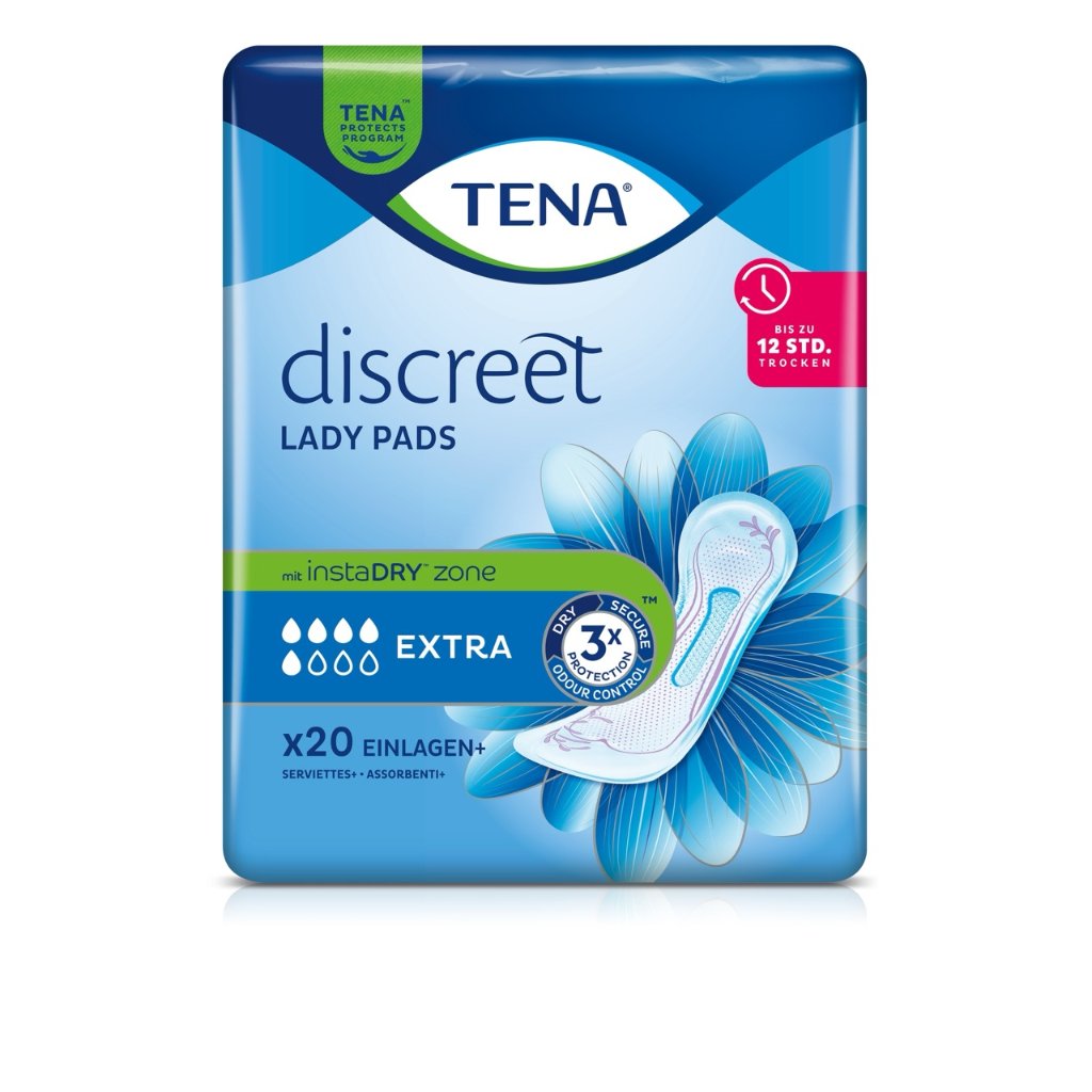 TENA LADY Discreet Inkontinenz Einlagen extra