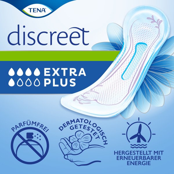 TENA LADY Discreet Inkontinenz Einlagen extra plus