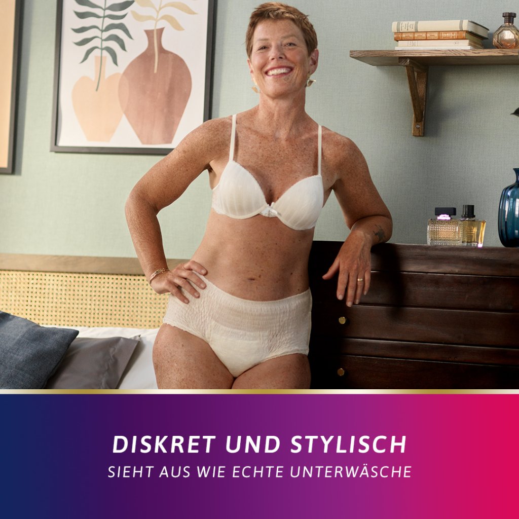 TENA SILHOUETTE Plus L creme Inkontinenz Pants