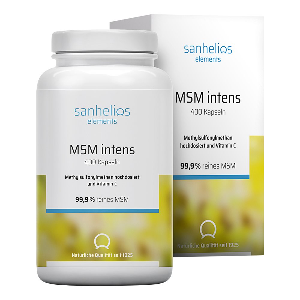 SANHELIOS MSM Kapseln intens 1600 mg