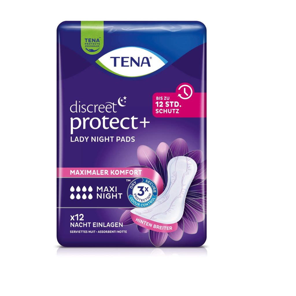 TENA LADY Discreet Inkontinenz Einlagen maxi night