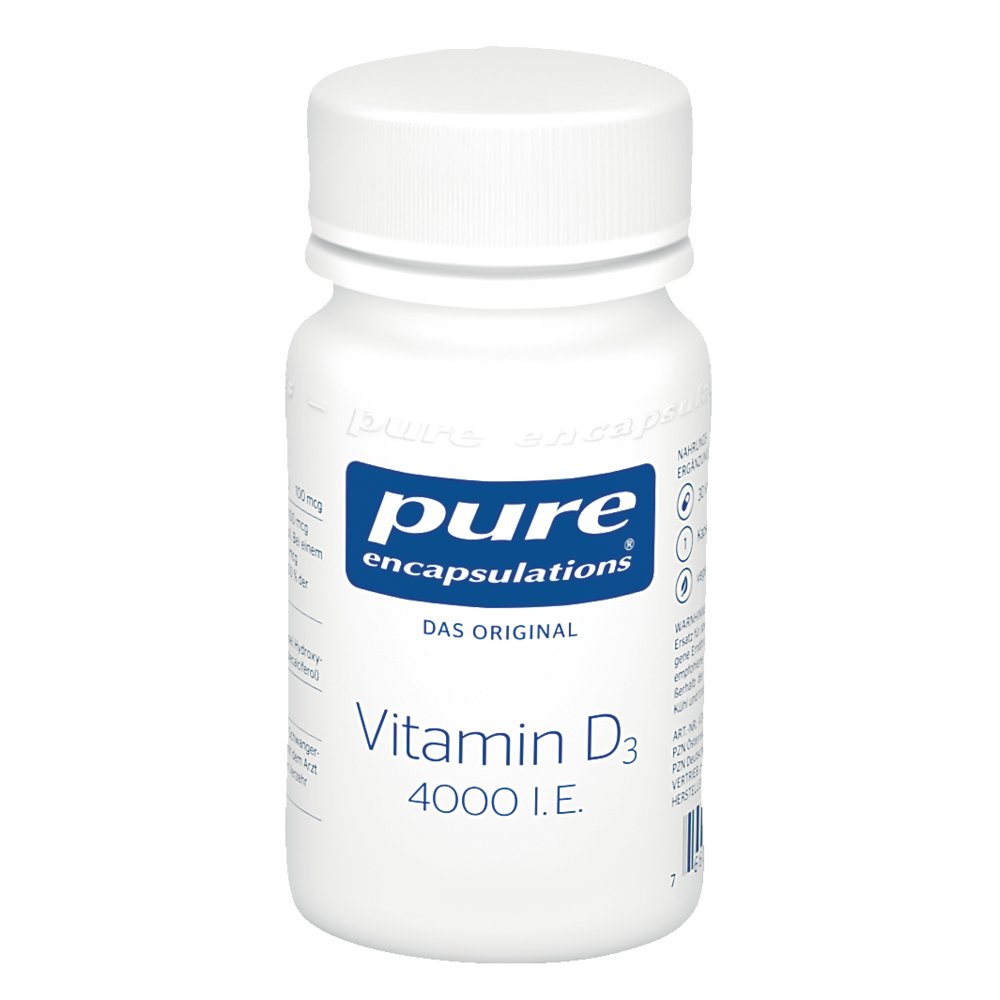 PURE ENCAPSULATIONS Vitamin D3 4000 I.E. Kapseln