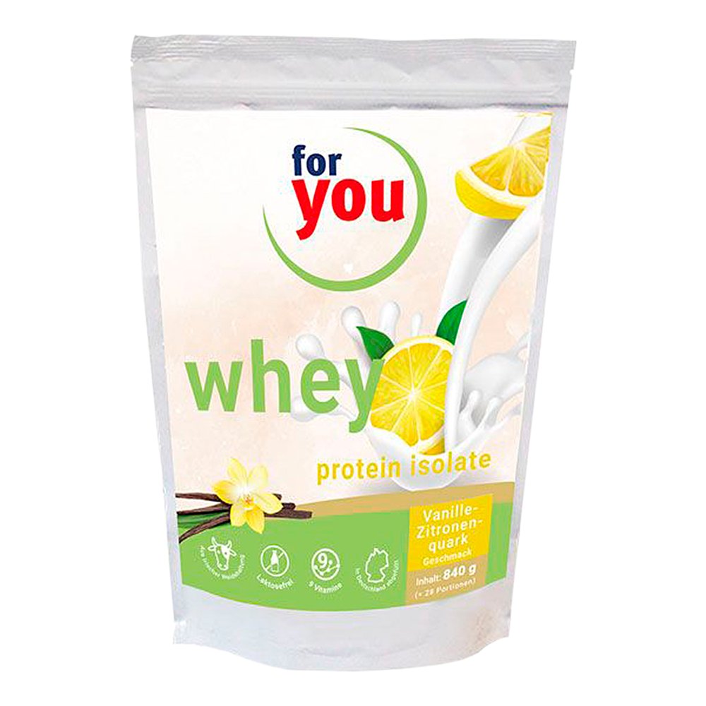 FOR YOU whey protein isolate recovery Vanille-Zit.