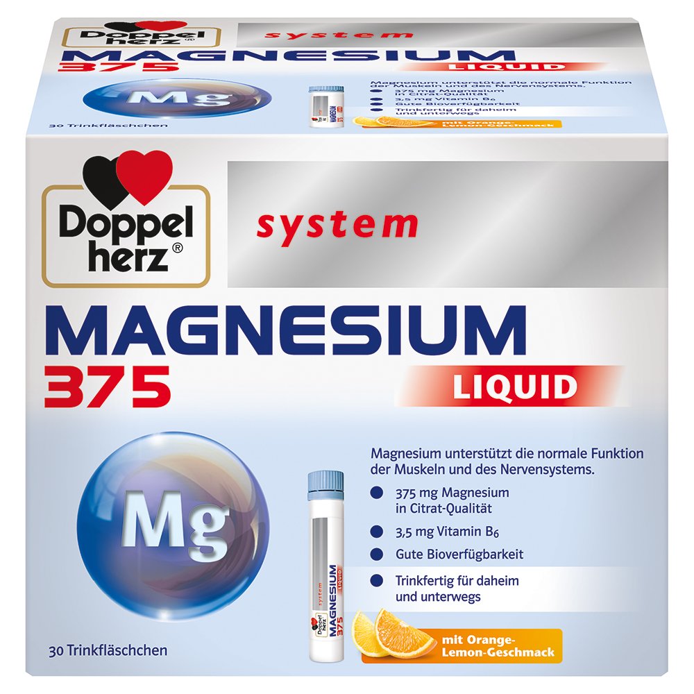 Doppelherz system Magnesium 375 Liquid + B6