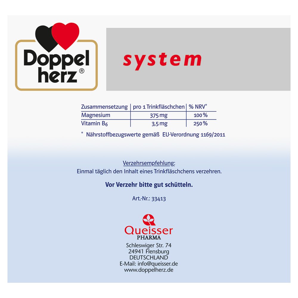 Doppelherz system Magnesium 375 Liquid + B6