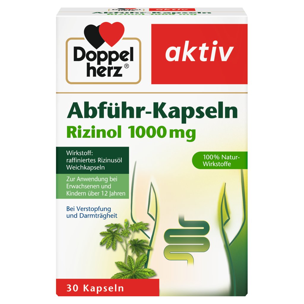 Doppelherz Abführ-Kapseln Rizinol 1000 mg
