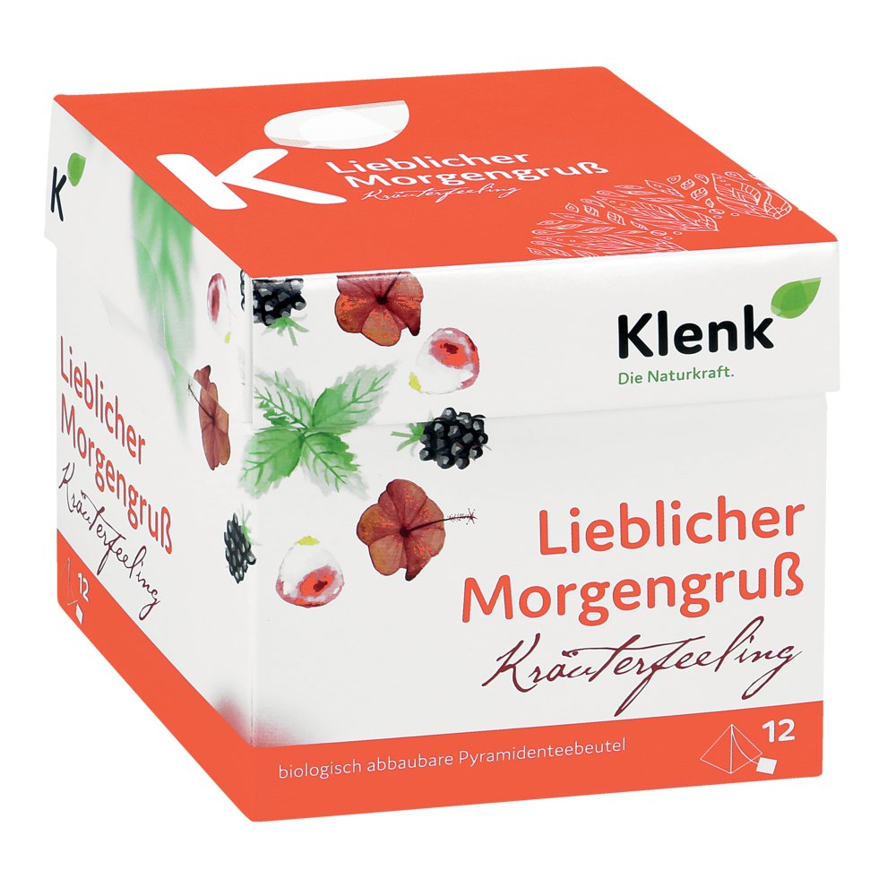 LIEBLICHER Morgengruß Tee Pyramidenbeutel