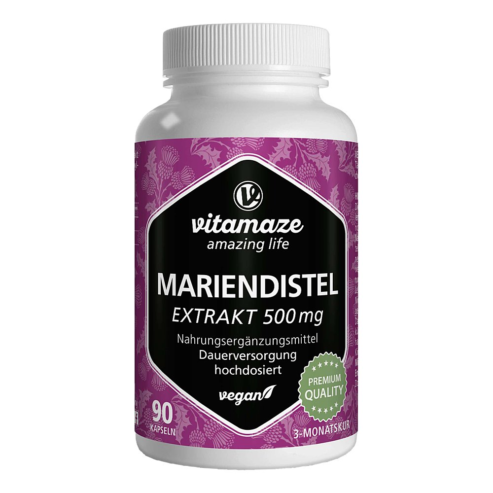 MARIENDISTEL 500 mg Extrakt hochdosiert vegan Kps.