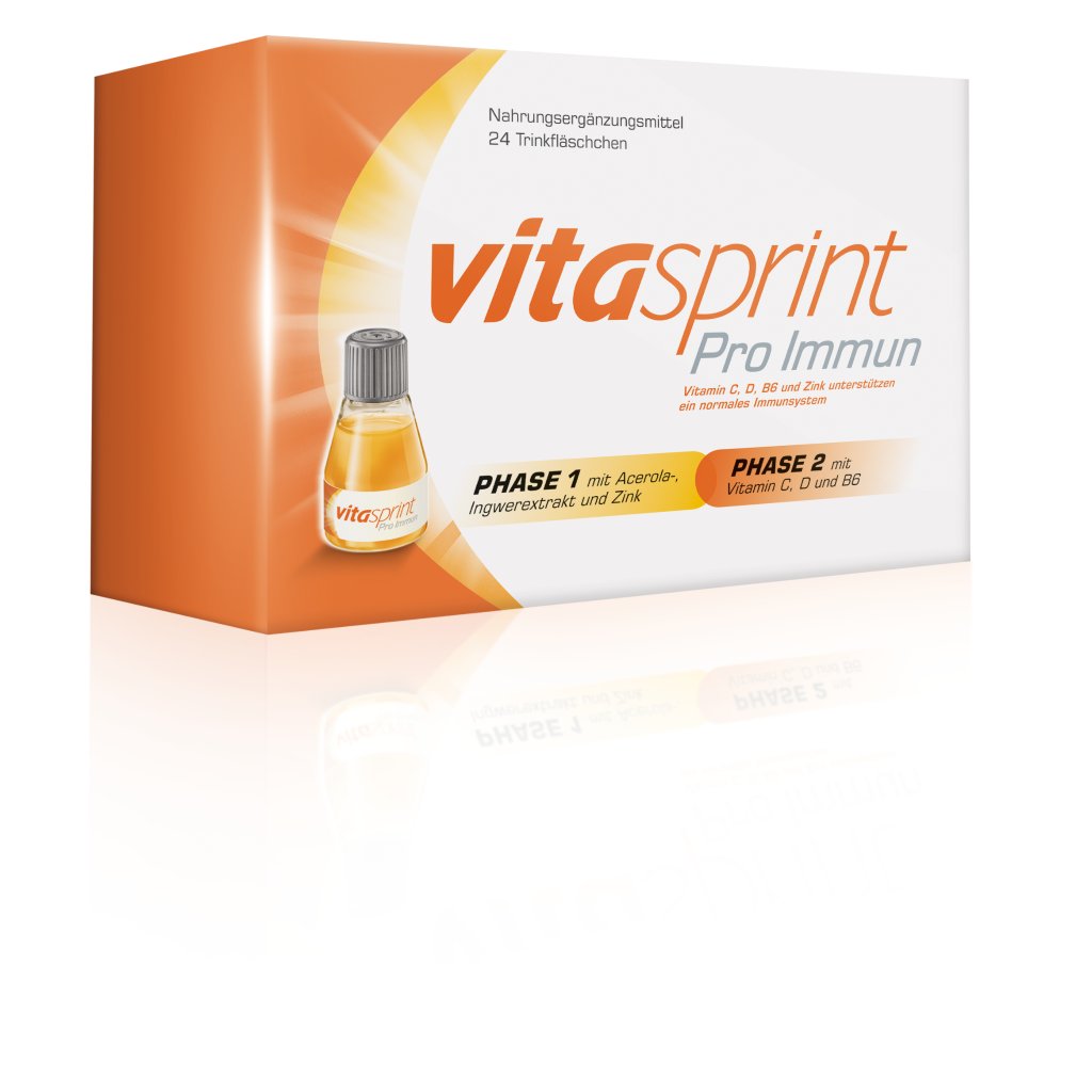 Vitasprint Pro Immun, Nahrungsergänzungsmittel mit Vitamin D, Vitamin C, 24 St.