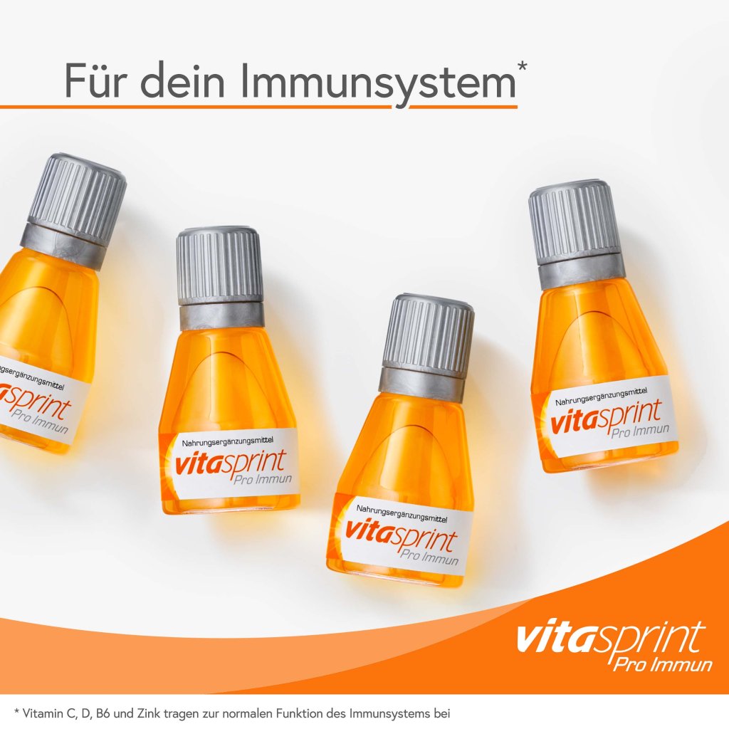 Vitasprint Pro Immun, Nahrungsergänzungsmittel mit Vitamin D, Vitamin C, 24 St.