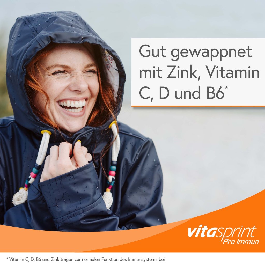 Vitasprint Pro Immun, Nahrungsergänzungsmittel mit Vitamin D, Vitamin C, 24 St.