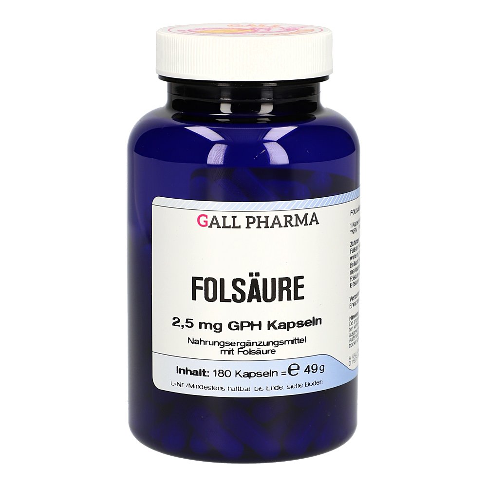 FOLSÄURE 2,5 mg GPH Kapseln