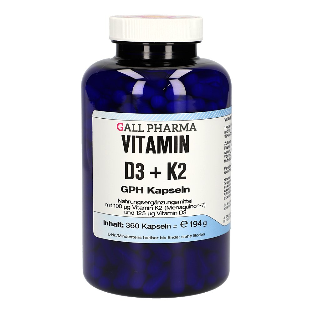 VITAMIN D3+K2 GPH Kapseln