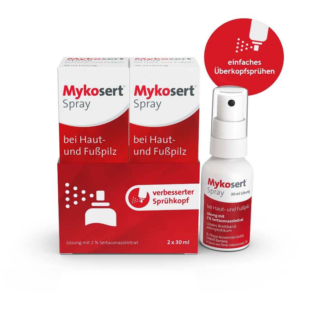 MYKOSERT Spray bei Haut- und Fußpilz