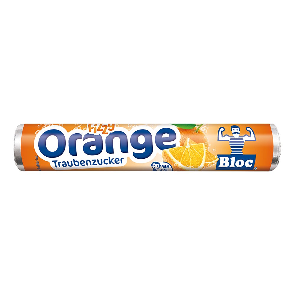 BLOC Traubenzucker Fizzy Orange Rolle