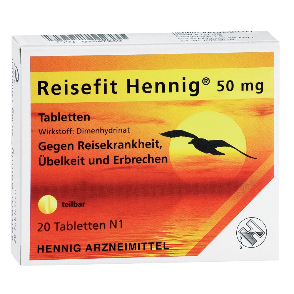 REISEFIT Hennig 50 mg Tabletten