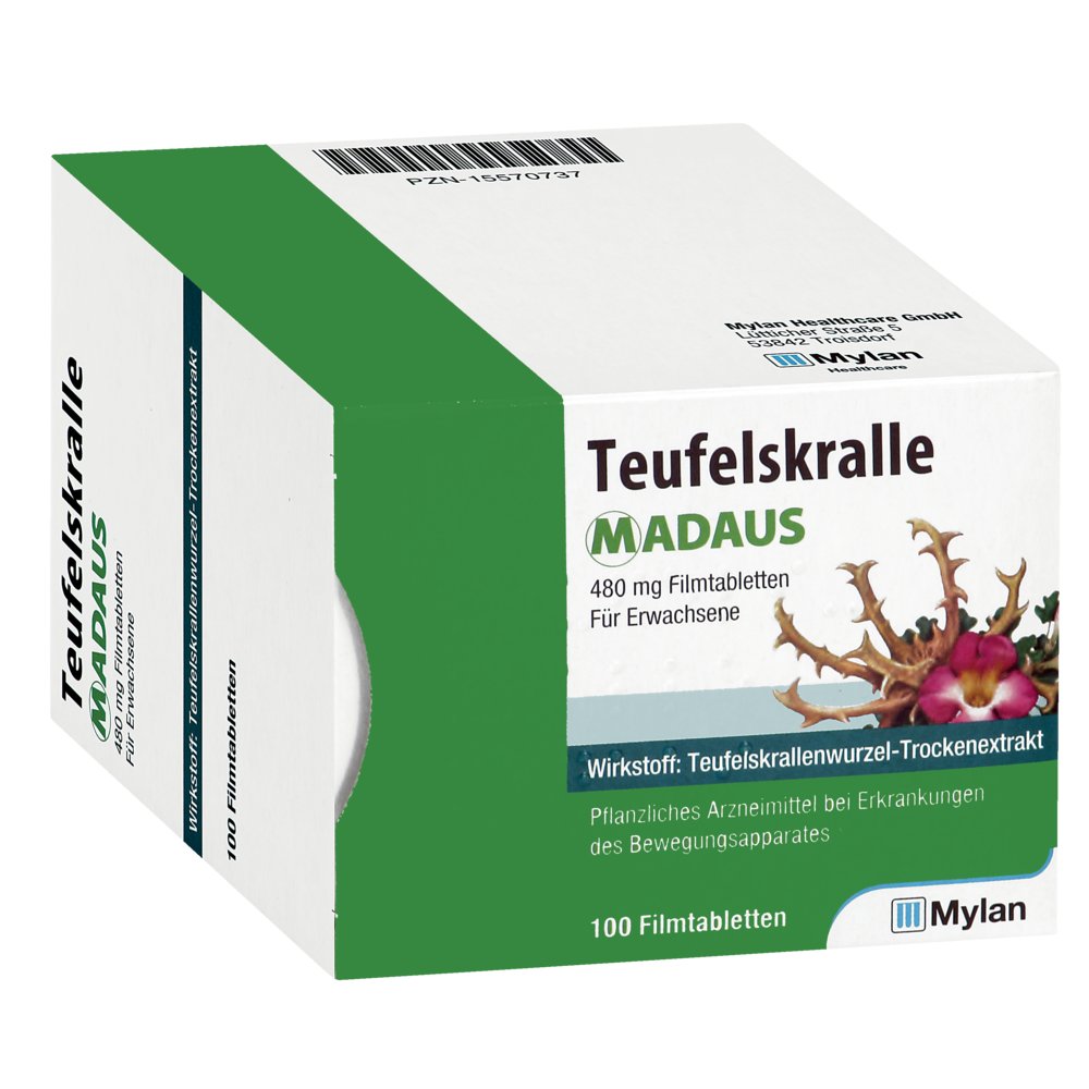 TEUFELSKRALLE MADAUS Filmtabletten