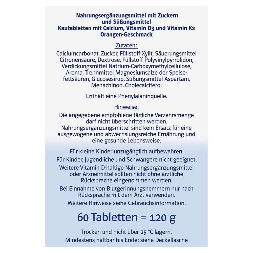 Doppelherz system Calcium 1000 + D3 + K2