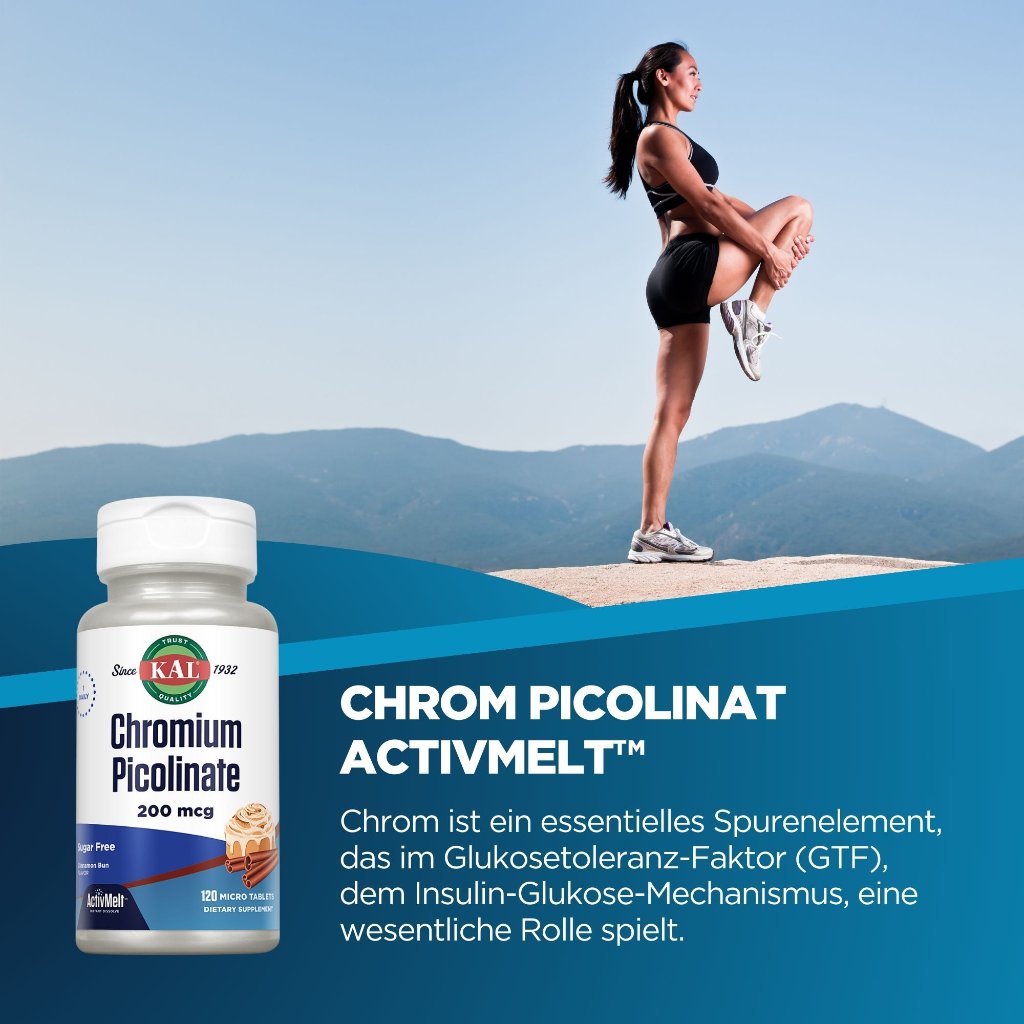 KAL Chrom Picolinat 200 mcg ActivMelt