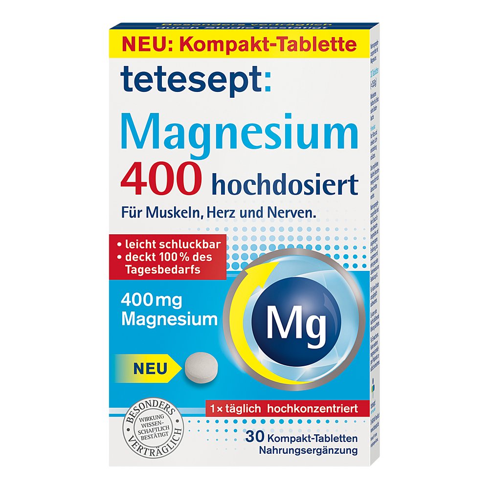 TETESEPT Magnesium 400 hochdosiert Tabletten
