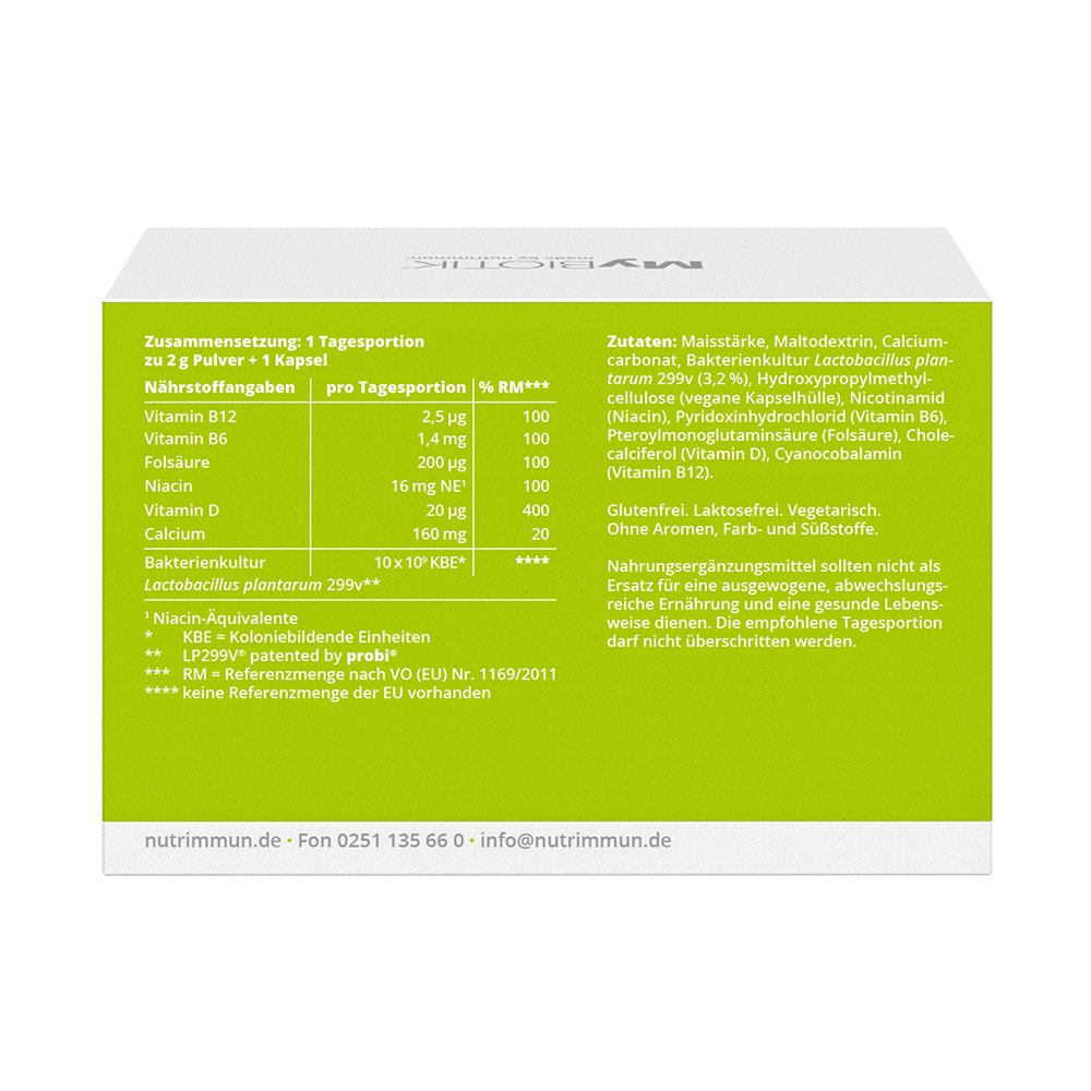 MYBIOTIK BALANCE RDS 40x2 g Plv.+40 Kapseln