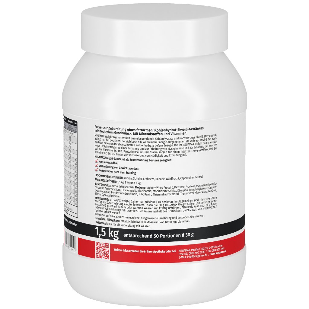 WEIGHT GAINER Megamax Neutral Pulver