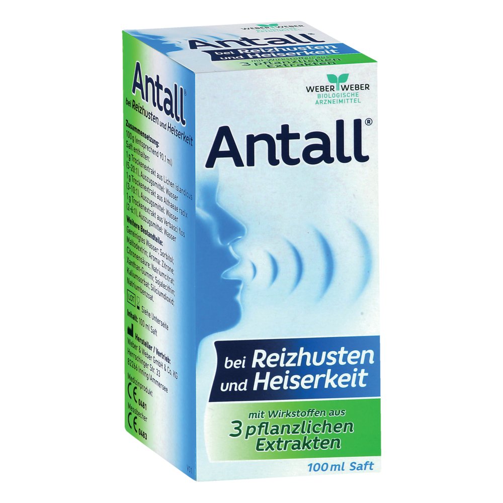 ANTALL bei Reizhusten und Heiserkeit Saft