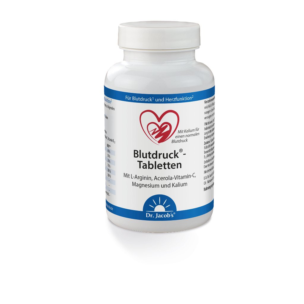 Dr. Jacob's Blutdruck-Tabletten Arginin Magnesium Kalium