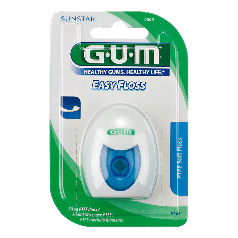 GUM EEZ Thru Floss Teflon Zahnseide 50 m