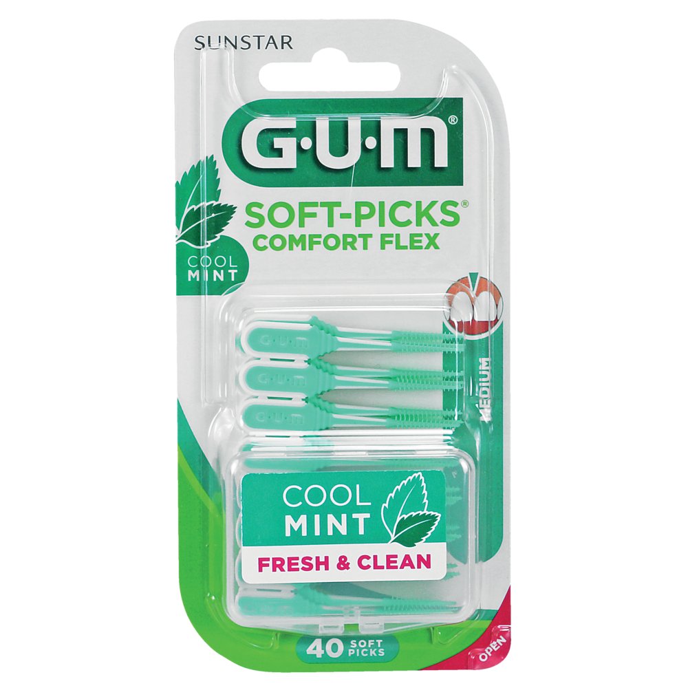 GUM Soft-Picks Comfort Flex mint medium