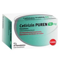 CETIRIZIN PUREN 10 mg Filmtabletten