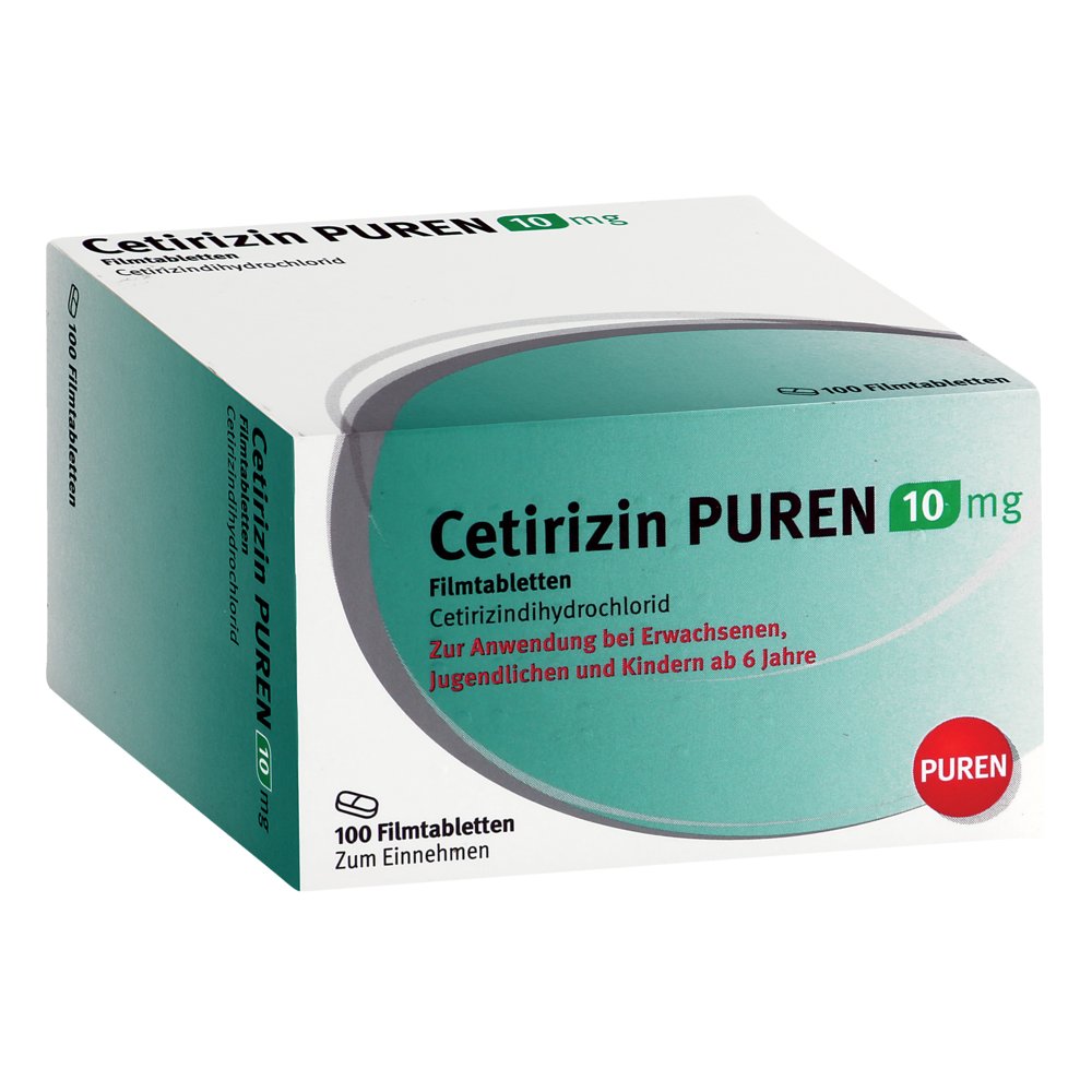 CETIRIZIN PUREN 10 mg Filmtabletten