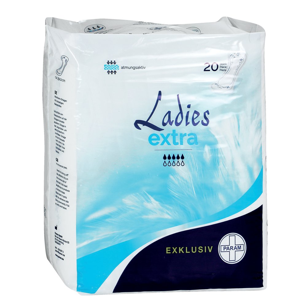 PARAM Ladies Exklusiv Extra, 35 x 12 cm, 20 Stück